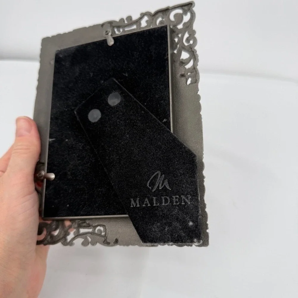 Malden Picture Frame Filigree Pewter Finish Victorian Scroll Ornate Elegant